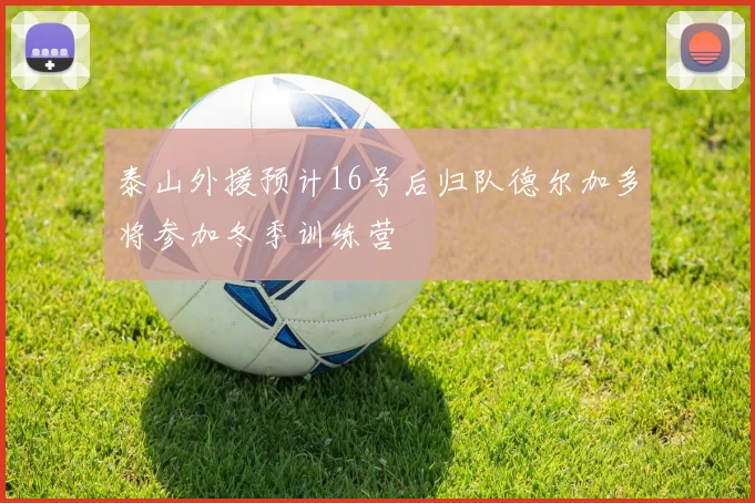 泰山外援预计16号后归队德尔加多将参加冬季训练营